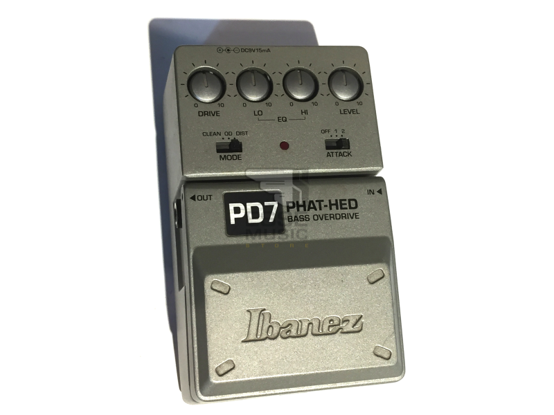Ibanez PD7 Phat-Hed Bass Overdrive - ギター