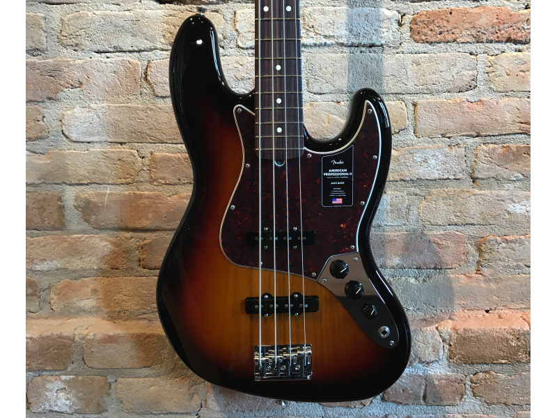 Fender American Professional Ii Jazz Bass Rw 3 Color Sunburst Esse Music Store 1223