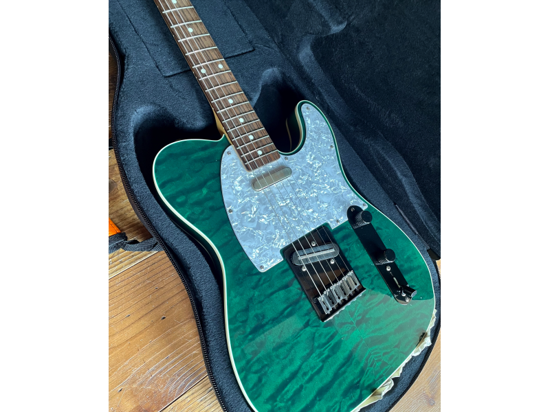 Fender Telecaster TL62B Quilted Green Double Binding made in Japan 