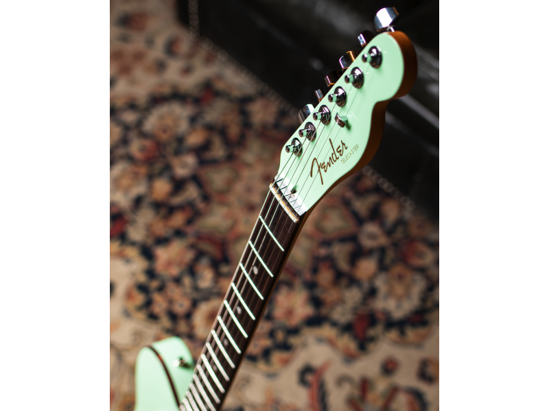 Fender Ultra Luxe Telecaster Transparent Surf Green - Esse Fender Ultra Luxe Telecaster Transparent Surf Green - Esse