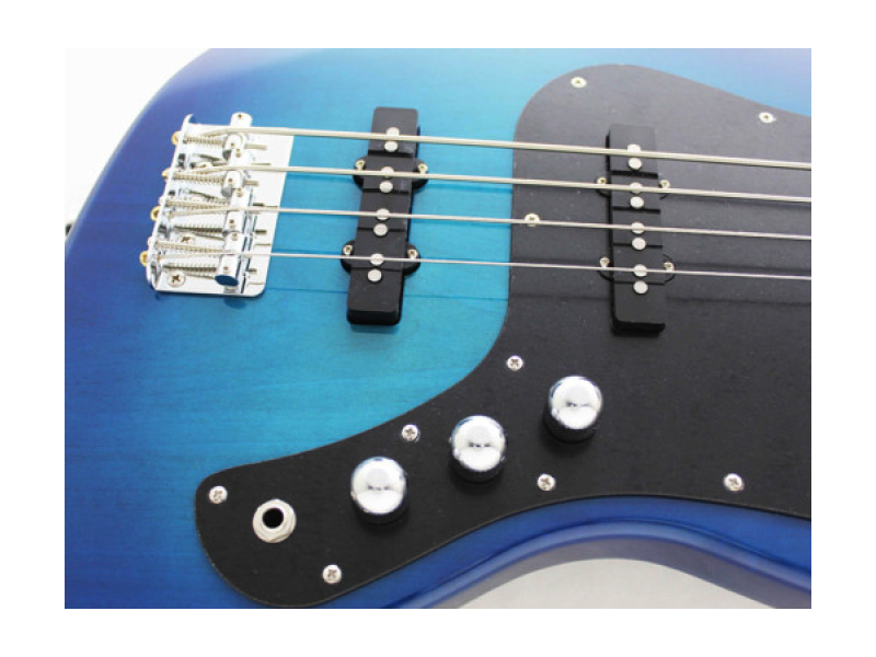 Fgn Boundary Mighty jazz BMJ-G/TBS - Transparent blue sunburst